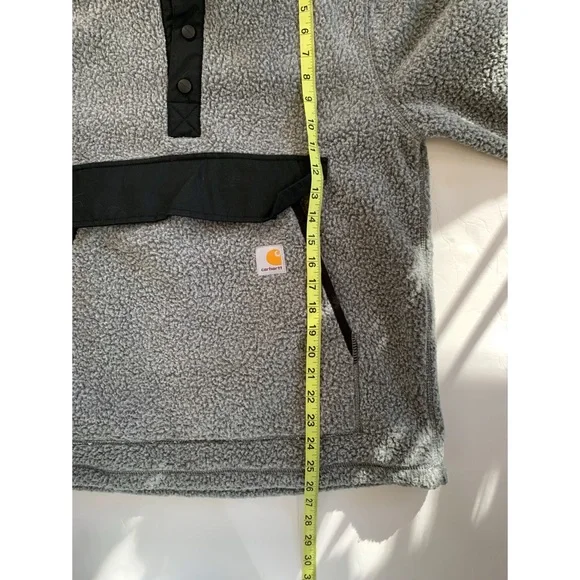 Carhartt RELAXED FIT FLEECE SNAP FRONT JACKET Size small - Picture 6 of 8